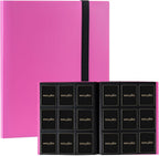 Card Binder 9 Pocket Storage 360 Card Binder, Trading Card Binder Senior and by BOOMIBOO