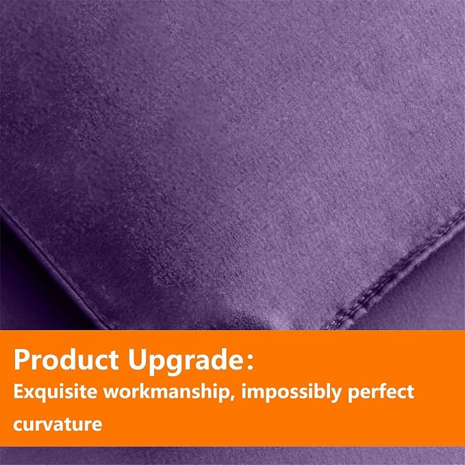 TAIMIT Purple Twin Size Comforter Set - Image 5