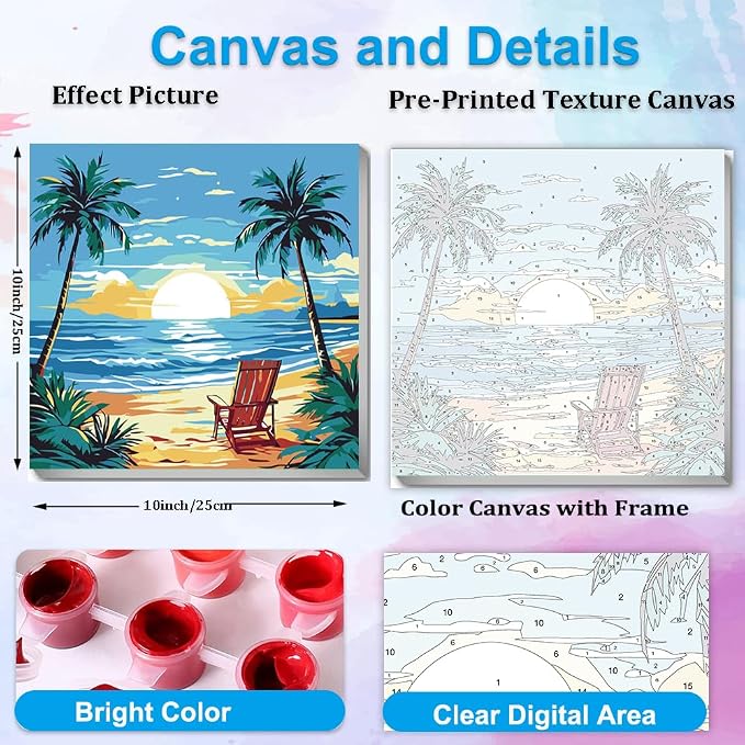 Artunion Framed Paint by Numbers Kit - Image 3