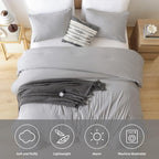 ROSGONIA Oversized King Comforter 120x120 - Image 5