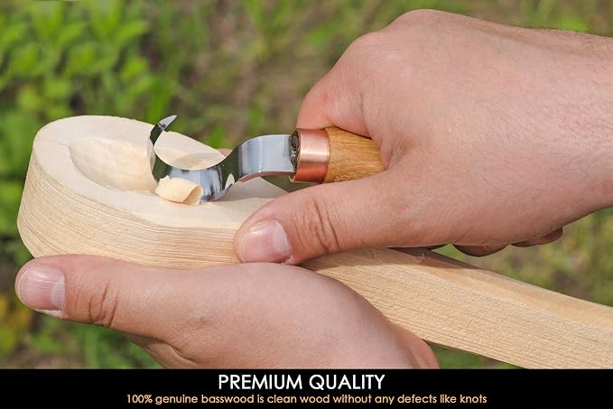 BeaverCraft Basswood Wood for Carving - Image 3