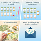 Noocro Crochet Kit for Intermediate or Advanced Levels, Complete Craft Kit for - Image 4