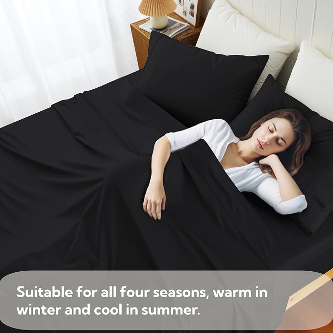 Cotton Flat Sheets Only, 600 TC 100% Cotton Flat Sheet Top Sheet Only, Queen - Image 7