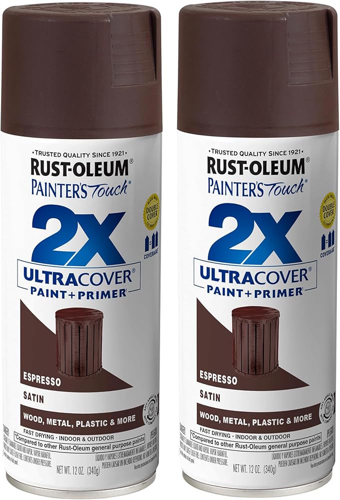 Rust-Oleum 334066-2PK Painter's Touch 2X Ultra Cover Spray Paint, 12 oz by Rust-Oleum