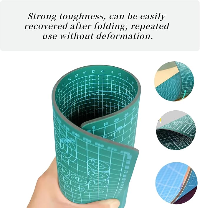 A5 Self-Healing Cutting Mat, Small Cutting Mat, Professional Double Sided - Image 3