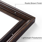 Vittanly 5x5 Picture Frames Set of 2, Ornate Vintage Photo Frame - Image 5