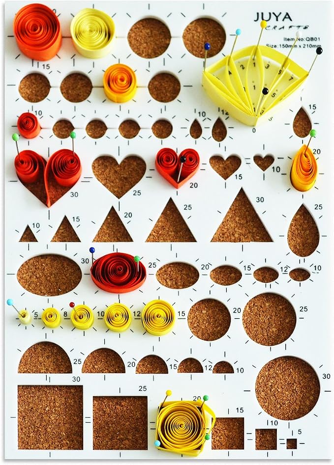 JUYA Paper Quilling Kits with 30 Colors 600 Strips and 8 Tools - Image 3