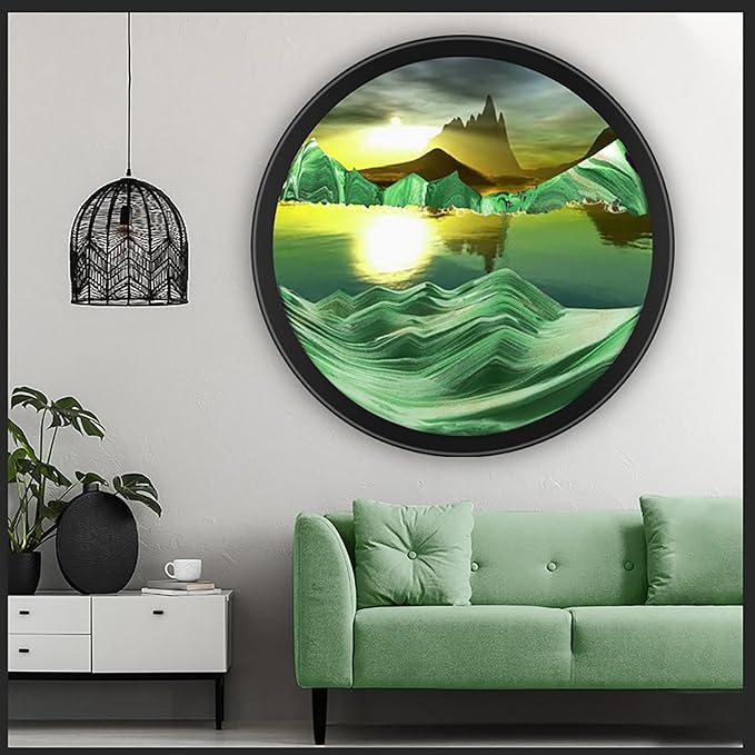 PROEATS Moving Sand Art, Wall Art Deep Sea Sandscape Room Decoration, by PROEATS