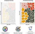 4 Pack Framed Paint by Numbers Kit - Image 3