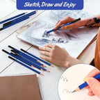 Humyoun 180 Pcs Graphite Sketch Pencil Set Professional Drawing Pencils - Image 4
