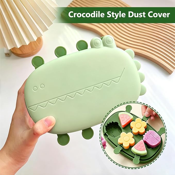 Silicone Popsicle Mold, Fun Shaped Dinosaur Popsicle Silicone Molds - Image 3