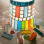 LITMIND 162Pcs / 1.1LB Mixed Colors Mosaic Glass Tiles - Image 5