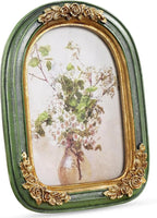 Cuspin Vintage 4x6 Picture Frame, Ornate Floral Resin Photo Frame by Cuspin