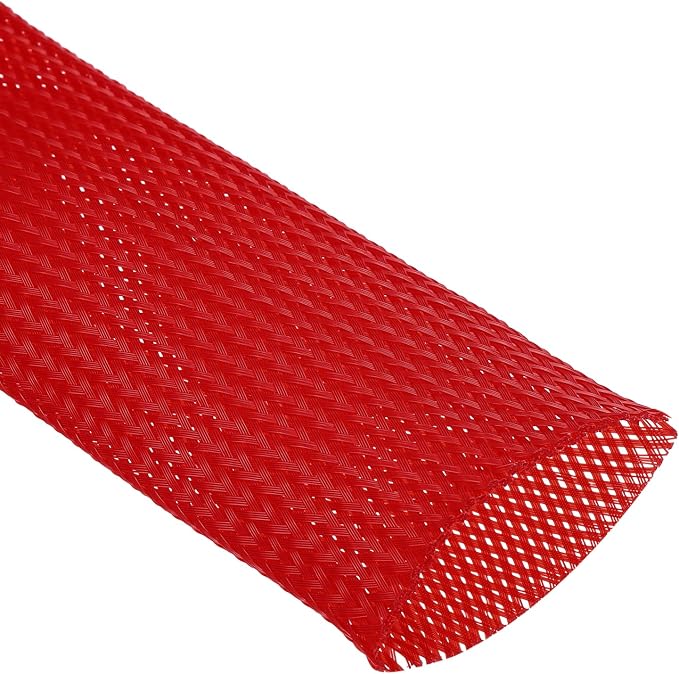 uxcell Expandable Sleeving, 2 3/4-inch 10ft Cable Sleeve - Image 2