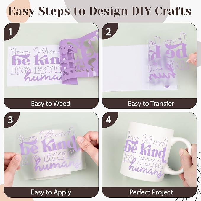 VINYL FROG Matte Lilac Purple Permanent Vinyl Roll 12" x10ft 001 Vinyl | Purple - Image 8