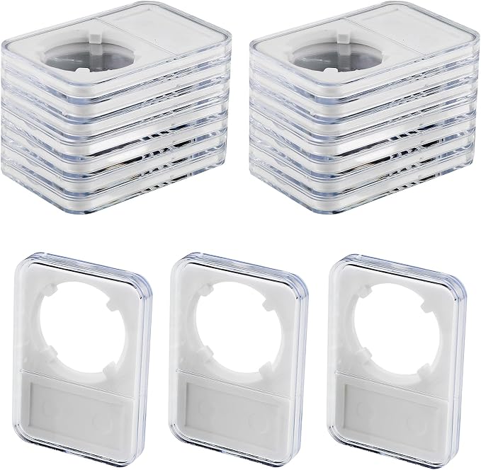 10-Pack Coin Slab Display Holder, Storage Case by Jwodo