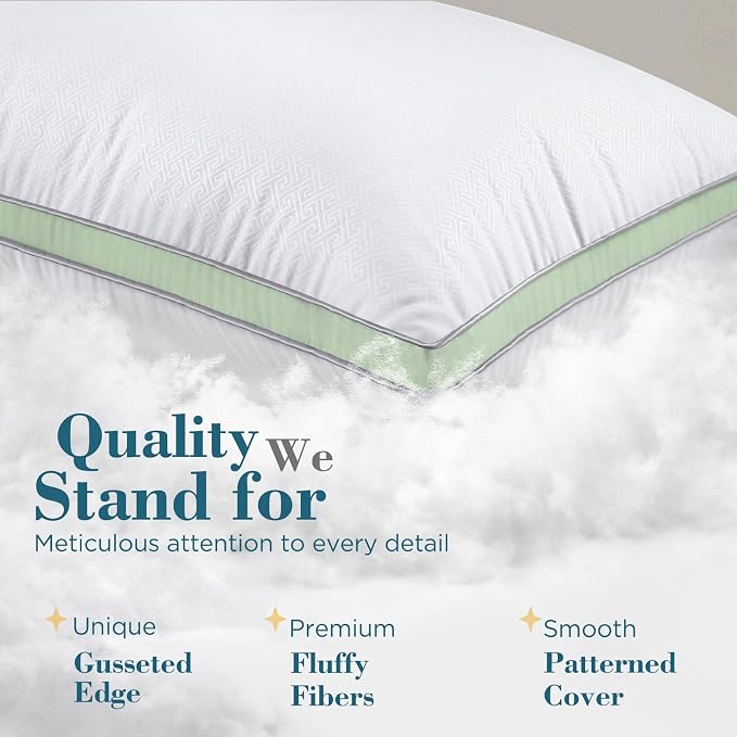 viewstar Bed Pillows King Sizes Set of 2, Hotel Quality Cooling Down - Image 5