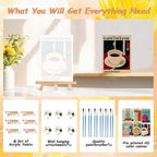 AREOPNMG 6 Pack Paint by Numbers Kit - Image 6