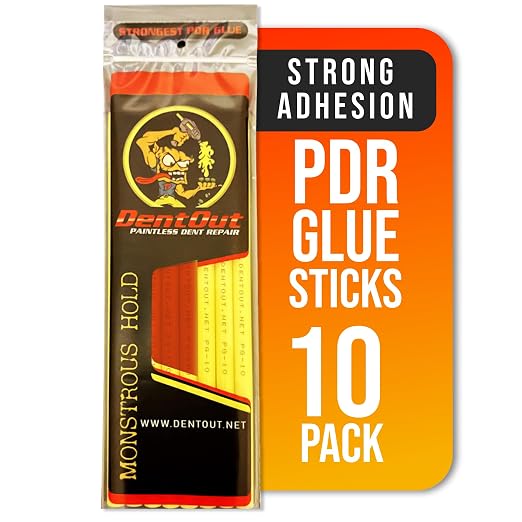 Monstrous Yellow and Red PDR Glue Sticks by Unknown