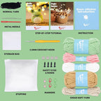 CrochetBox Crochet Kit for Beginner, Highland Cow and Frog Learn How to Crochet - Image 3