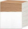 EOOUT 48pcs Blank Kraft Notebooks, Bulk Journals by EOOUT