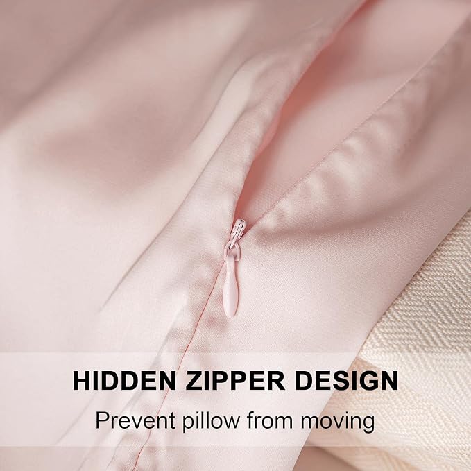 Mulberry Silk Pillowcase for Hair and Skin, King Size Cooling Silk Pillow Case - Image 2