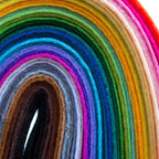 Felt Sheets, DIY Craft Sewing Pre-Cut Quilt Squares, Premium Colorful Hard - Image 5