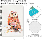 Hapikalor 5.5"x8.5"Watercolor Small Sketchbook - Image 5