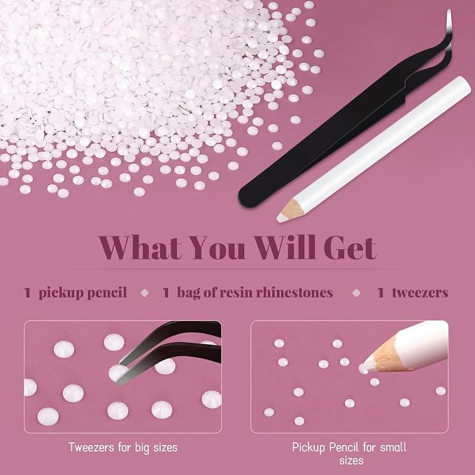 12000PCS 2mm Resin Rhinestones Bulk - Image 6