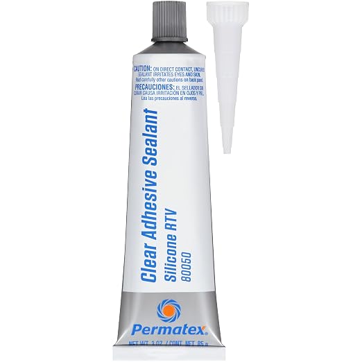 Permatex 80050 Clear RTV Silicone Adhesive Sealant, 3 oz - Image 4