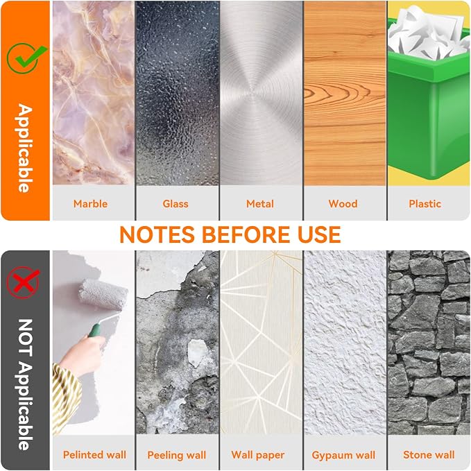 Yeefeoch Double Sided Tape Heavy Duty, mounting Picture Hanging Adhesive Strips - Image 7