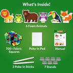 Skillmatics Poke-in Art – Animals, Mess-Free DIY Wood Craft Kit - Image 3
