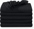 Bare Home 5-Pack Fitted Bottom Sheets Twin Extra Long by BareHome