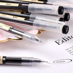 Chinco 24 Pieces 0.35 mm Black Gel Ink Pen Japanese Stationery Extra Fine - Image 2