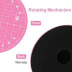 Headley Tools 10"x10" Round Rotating Cutting Mat, Self Healing Mat - Image 6