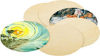 Unfinished Wood Oval Slices for Crafts, 150 * 100 * 2mm - Image 4