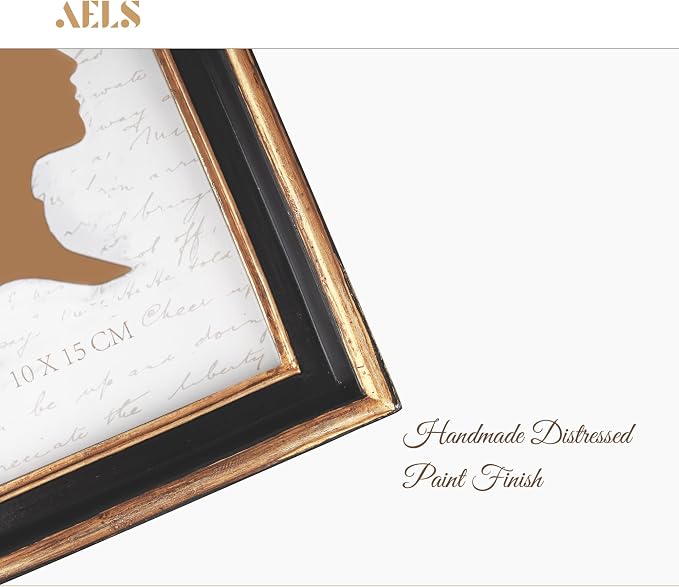 AELS 4x6 Inch Vintage Picture Frame, Elegant Luxury Antique Photo Frames - Image 5