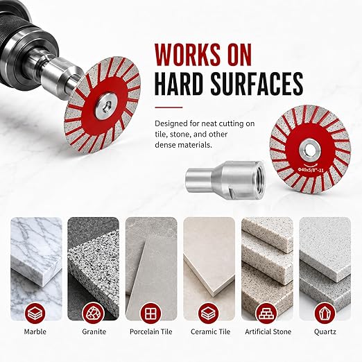 1.57" Diamond Saw Blades Set, 40mm Mini Diamond Engraving Blade Include - Image 2