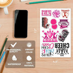 Cheerleading Motivational Quote Stickers Pack 50Pcs Vinyl Waterproof Sticker Set - Image 3