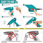 100W Hot Glue Gun Kit with 30 Glue Sticks - Image 5