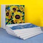 ESRICH 11x14 Canvases for Painting, 24 Pack Blank White Canvases for Painting - Image 4