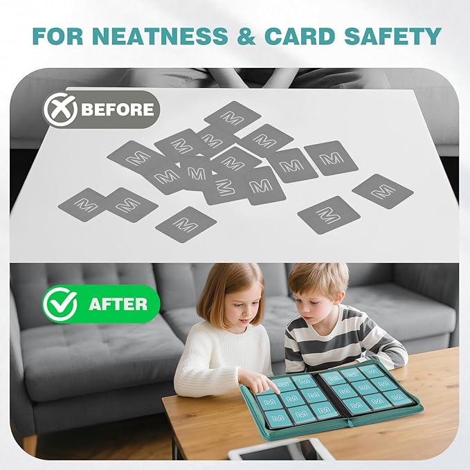 Trading Card Binder with 9 Side Loading Pocket Card Album Hold Up to 540 Cards - Image 6