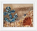 LYJZYXGS Sea Glass Art Kit, DIY Mosaic Arts and Craft Kits Ocean Painting Kit by LYJZYXGS