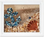 LYJZYXGS Sea Glass Art Kit, DIY Mosaic Arts and Craft Kits Ocean Painting Kit by LYJZYXGS