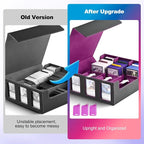 UAONO Card Storage Box for Trading Cards, 1800+ Commander Deck Box for MTG - Image 6