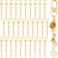 20pcs Gold Keychain Making Kit, Key Ring Swivel Snap Hook Chains, Extender by Unknown