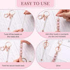 Tondiamo 24 Pcs Beadable Keychain Bars Bulk Beads - Image 5