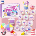 JUPITEARTH Air Dry Clay for Kids, 12 Desserts Theme Party Modeling Clay Set | by JUPITEARTH