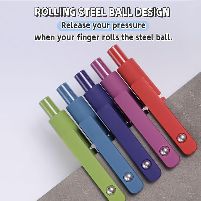 UIXJODO Gel Pens, High-End Series Metal Clip Retractable Pens - Image 5
