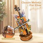 3D Wooden Puzzles for Adults, Cello Music Box - Image 6